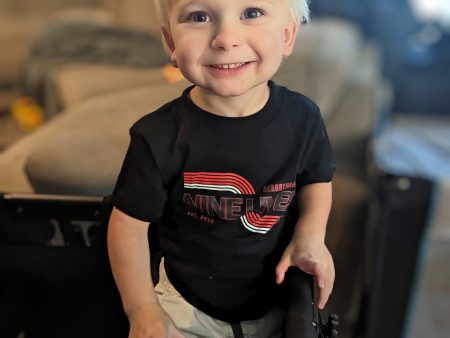 Nine Lives Racing Swoosh Toddler Short Sleeve Tee Supply