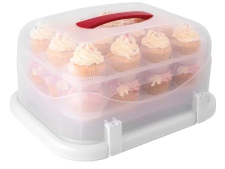 Avanti Universal 24 Universal Cupcake & Rectangular Cake Carrier Hot on Sale