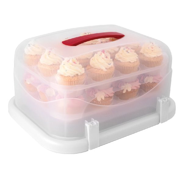 Avanti Universal 24 Universal Cupcake & Rectangular Cake Carrier Hot on Sale