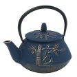 Avanti Bamboo Cast Iron Teapot - 800ml - Navy bronze For Discount