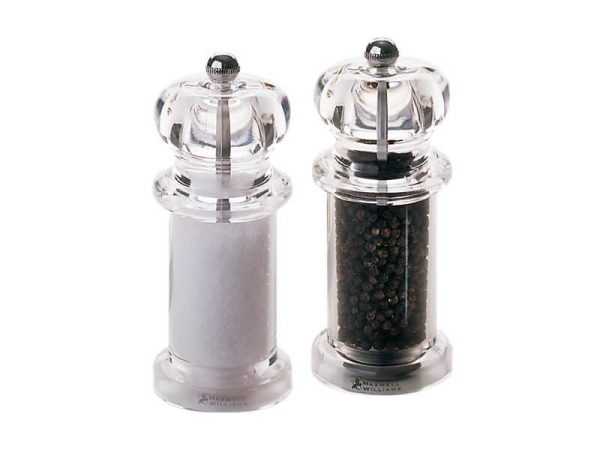 Maxwell & Williams Classic Salt & Pepper Mill Set 14cm For Discount