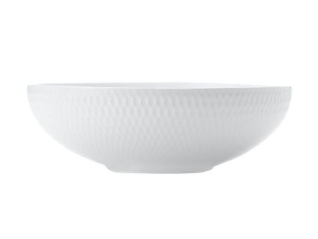 M&w White Basics Diamond Coupe Bowl 22cm Sale