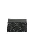 Gucci Kartenhalter aus Denim monogram grau Hot on Sale