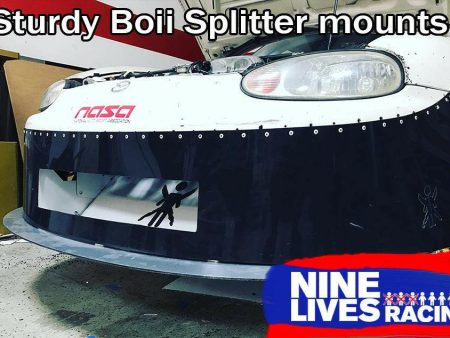 Miata Sturdy Boii Splitter Mounts  90-05 NA NB Hot on Sale