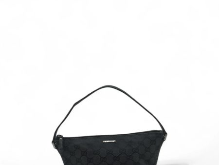 Gucci Handtasche Baguette monogram schwarz Supply