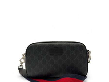 Gucci Umhängetasche schwarze Lederdetails monogram schwarz Cheap