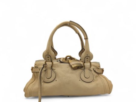 Chloé Handtasche Paddington aus Leder beige Online Hot Sale