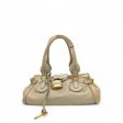 Chloé Handtasche Paddington aus Leder hellgrau on Sale