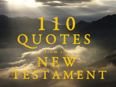 110 Quotes from the New Testament Cheap