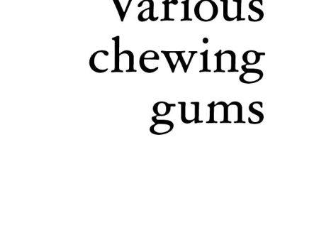 Various chewing gums Sale