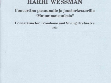 Concertino pasuunalle ja jousiorkesterille  Muumimaisuuksia   (1994): Partituuri Hot on Sale