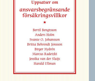 Uppsatser om ansvarsbegränsande försäkringsvillkor Online Hot Sale